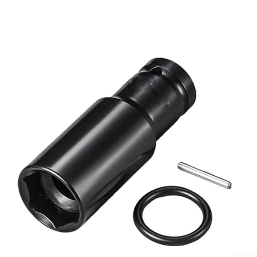 Für Schlagschrauber-Steckschlüssel-Set mit verlängertem Kopf, 1,27 cm Vierkantantrieb, inklusive Stecknüsse für 12 mm, 14 mm und 16 mm, rostbeständige Oberfläche (12 mm) von AugustknowU
