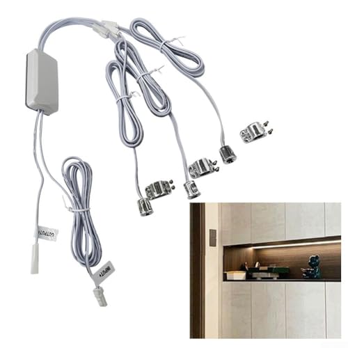 Für Schranktür-Sensor, LED-Lichtschalter, Betrieb bei DC 12 V 24 V für automatische Beleuchtungssteuerung und Energieeinsparung in Schrankanwendungen (D) von AugustknowU