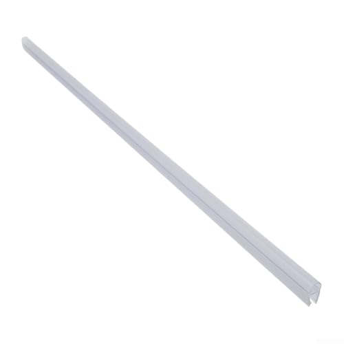 Funktioneller Wasserabweiser für Duschtüren, 1 m, einfache Installation, D-Form Design (10 mm) von AugustknowU