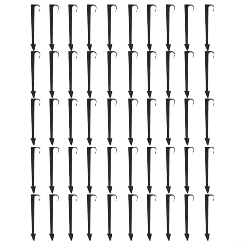 Gartenschlauchhalter Typ C, 50 Stück, für 12 34 PE-Rohre und Tropfbewässerungssysteme (16 mm) von AugustknowU