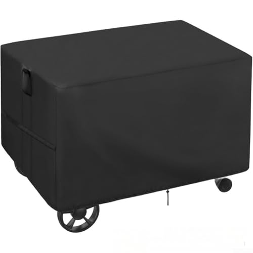 Grillabdeckung 600D Oxford-Gewebe mit elastischem Saum für ForTRAEGER Flatrock Flat Top Propan Grillplatte Wetterschutz von AugustknowU