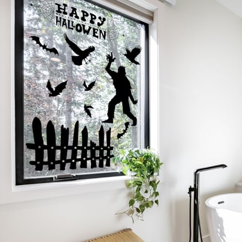 Halloween-Wand- und Fensteraufkleber mit gruseligem Kunstwerk für einen Spuk-Look im ganzen Haus Halloween-Wand- und Fensteraufkleber mit gruseligem Kunstwerk für einen Spuk-Look im ganzen Haus von AugustknowU
