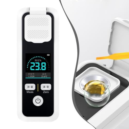 Intelligentes Refraktometer für genaue Zuckermessung in Obst und Getränken, wasserdichtes und tragbares Design (JBM-20) von AugustknowU