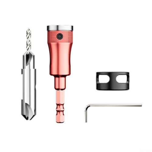 Kegelsenker-Bohrer-Set mit verstellbarem Tiefenanschlag zum Anfasen und Schrauben, geeignet für Holz-, Kunststoff- und Weichmetallanwendungen (3,5 x 8 mm) von AugustknowU