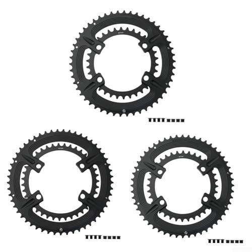 Kettenblatt-Set für Rennräder FC-Serie AL7075 Material in zwei Größen 50T und 34T (50-34T) von AugustknowU