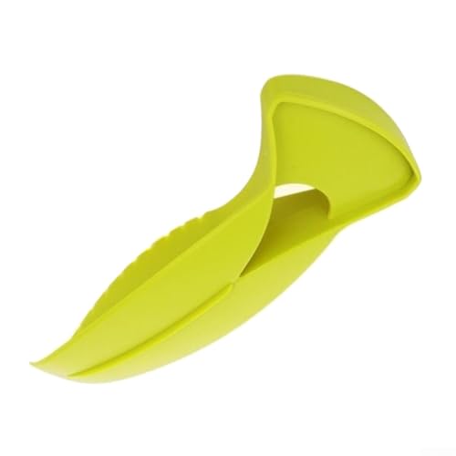 Kitchen Melon Slicer 2in1 Tool for Watermelon Honeydew Cantaloupe with Blade and Remover Functions and Protective Handle (Green) von AugustknowU