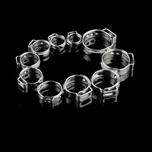 Komplettes 100-teiliges Edelstahl-Klemmen-Set mit praktischer Zange, unverzichtbares Werkzeug für Rohranwendungen von AugustknowU