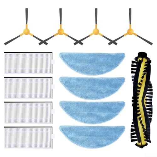 Komplettes Wischmopp-Set mit Hauptbürste, Seitenbürsten für Mamibot EXVAC Serie zur Staubentfernung von AugustknowU