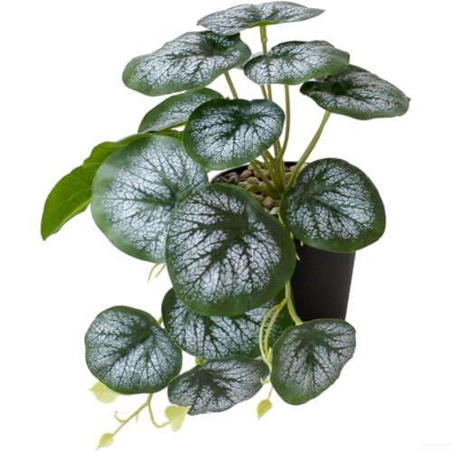 Künstliche Hängepflanze Bonsai für Schreibtisch und Wand, mit lebensechten Kunststoffblättern und Konstruktion, pflegeleichte Innendekoration (C) von AugustknowU