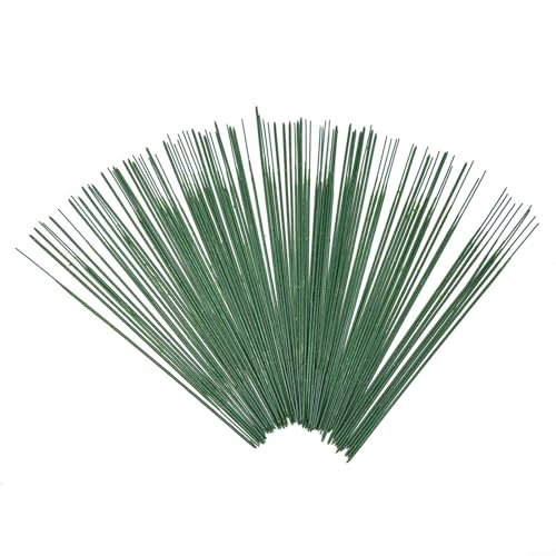 Kunststoff-Blumenstiel-Set, 100 Stück, für Kunst und Handwerk, künstliche Blumenstange für Kränze und Blumensträuße (B) von AugustknowU