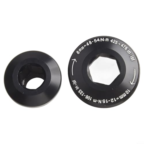 Kurbelschraube M15/M26 für SRAM für GXP und X Modelle Fahrradteil mit Mutter für einfache Installation (Schraube + Mutter) von AugustknowU