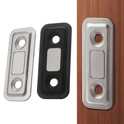 Magnetische Schrankschnäpper mit Klebstoffen für eng geschlossene Türen (schwarz) von AugustknowU