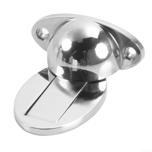 Magnetischer Türstopper, 2 Stück, für mehrere Tür-zu-Boden-Spaltgrößen, bietet keine Bohrinstallation und Anti-Kollisions-Funktion zum Schutz von Türen (grau) von AugustknowU