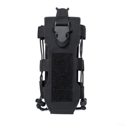 Molle Aufsatz Wasserkocher Abdeckung Leichte Nylontasche Perfekt geeignet für Outdoor-Enthusiasten (Schwarz) von AugustknowU