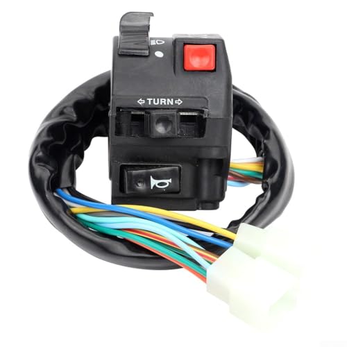 Motorrad-Lichtschalter für ATV-Scheinwerfer und Signalsteuerungstaste für 22-mm-Lenkeranwendungen Motorrad-Lichtschalter für ATV-Scheinwerfer und Signalsteuerungstaste für 22-mm-Lenkeranwendungen von AugustknowU