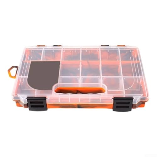 Multifunktionale Angelbox mit benutzerfreundlichem Design für schnellen Zugriff (Orange) von AugustknowU