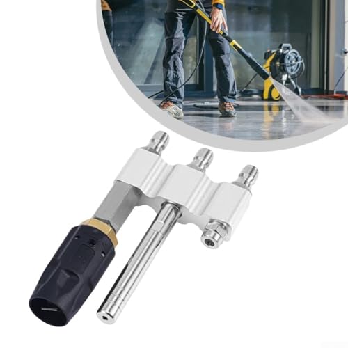 Multifunktionsdüse für Hochdruckreiniger 3 in 1 Design mit einstellbarem Sprühkopf von AugustknowU