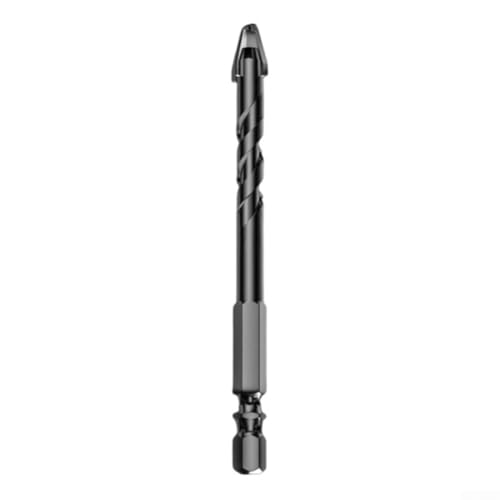 NineFlute Sechskantschaft Dreieck Bohrer mit Exzenterdesign zum Stanzen und Bohren von Glasfliesen, Beton, Kunststoff, Zement und Granitoberflächen mit reduzierter Vibration (8 mm) von AugustknowU