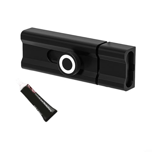 Nopunch Türriegel aus Aluminiumlegierung, reibungsloser Betrieb mit einem einzigartigen Push-Pull-Griff-Design (80 mm) von AugustknowU