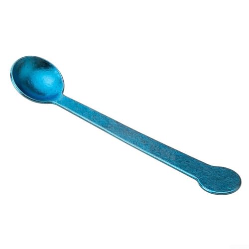 Outdoor Safe Portable Spoon Made from Ti Alloy with No Coating to Easy Cleaning After Use (blue) von AugustknowU