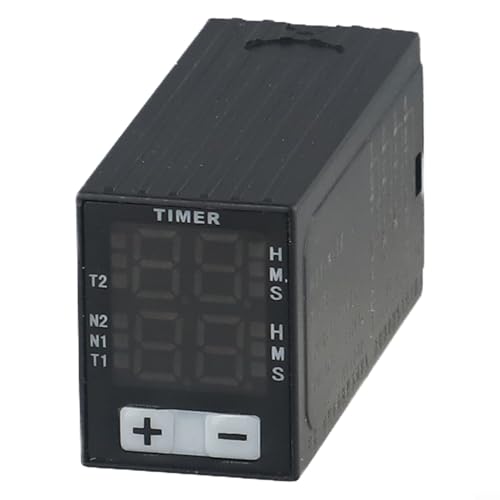 Poweron Verzögerungsregler H3Y4 14 Pin Digital Zeitrelais für 220V mit erweitertem Display und mehreren Verzögerungsmodi (DC24V) von AugustknowU