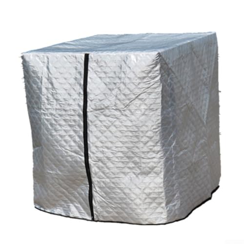 Premium IBC Tote Protective Hood Heavy Duty Fabric Offers Unmatched Resistance to Weather Elements (sliver) von AugustknowU