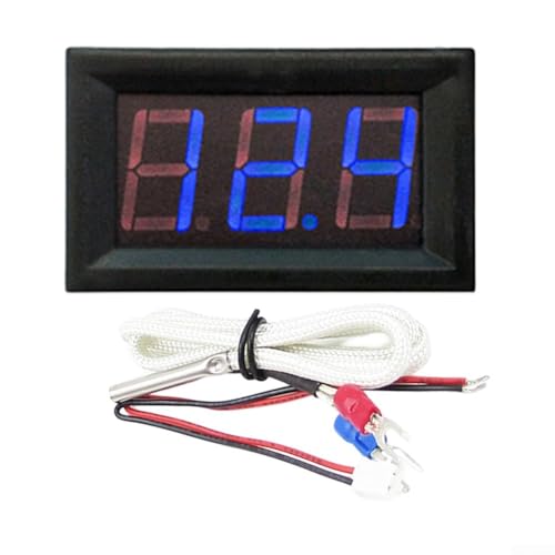 Schlankes Design XHB310 Digitales Hochtemperatur-Thermometer mit K-Typ-Eingang und LED-Display, perfekt geeignet für industrielle Anwendungen (grün) von AugustknowU