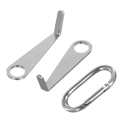 Schneller Zugriff auf Ihre For Ring Video Türklingel Batterie mit diesem 2er-Pack Edelstahl-Ersatzschlüssel-Werkzeug-Set von AugustknowU