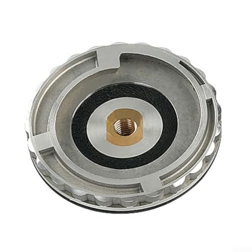 Schnellwechsel-Trägerplatte, 114,5 cm Schneckenverschluss-Design für M14 und 5/8 11 Gewindespolieren, zentrales Wasserloch für Effizienz (12,7 cm 15,8 mm Gewinde) von AugustknowU