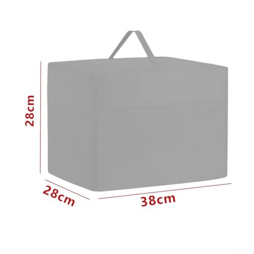 Schützender Fleischschneider-Staubschutz mit Aufbewahrungstaschen und leicht zu entfernendem Griff oben, entworfen für Kompatibilität mit kleinen Hobeln (38 x 28 x 28 cm) von AugustknowU