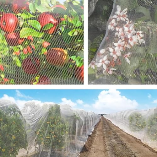 Schützt Gartenpflanzen vor Tieren und Frost mit Nylon-Netz für Gewächshäuser, Gemüse für Gärten und Obstgärten (2 x 3 m) von AugustknowU