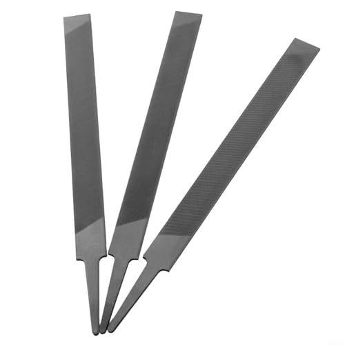 Set mit 3 Flachfeilen 15,2 cm Größe für Kettensägenketten mit Doppelschnitt-Design für effiziente Materialentfernung und reduziertes Verstopfen Set mit 3 Flachfeilen 15,2 cm Größe für Kettensägenketten mit Doppelschnitt-Design für effiziente Materialentfernung und reduziertes Verstopfen von AugustknowU
