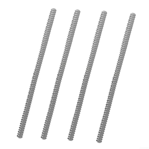 Set mit 4 hitzebeständigen Silikon-Ofenrost-Schutzabdeckungen für sichere Verwendung in Küchengeräten (grau) von AugustknowU