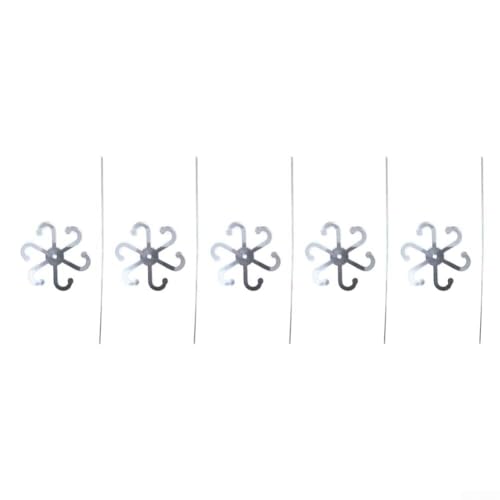 Set mit 5 transparenten Acryl-Pflöcken, zur Befestigung von Stängeln und Blättern, für Pflanzenwachstumshalter für Blumen und Gemüse von AugustknowU