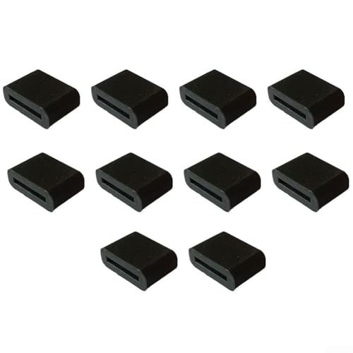 Silikon-Dämpfblechecken mit quadratischen Schutzabdeckungen und Backmattenabdeckungen für Luftfritteusen-Schutz, Multipack-Optionen von 4, 10 oder 20 Stück (10 Stück) von AugustknowU