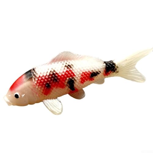 Simulation Koi Karpfen Modell Prop für Aquarium Dekoration Ornament Gefälschte Fische Verbesserung Wasserspiele (E) von AugustknowU
