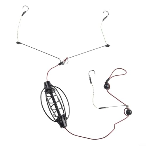 Smart Design Inline Feeder Kit zum Karpfenangeln inkl. funktionalen Köderkäfigen (30g) von AugustknowU