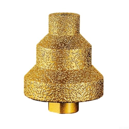 Stufenbohrer mit gerader Nut, 20/35/50 mm, für Metall und Holz, mit gehärtetem Material und M10-Gewinde für stabile und genaue Lochöffnung (Standardmodell) von AugustknowU