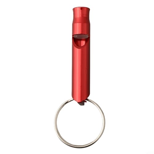 The Pet Trainer's Tool Mini-Überlebenspfeife aus Aluminiumlegierung (rot) von AugustknowU