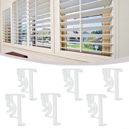 Verbessern Sie Ihre Fensterbehandlung mit diesem 6er-Pack transparenter Vorhangklemmen, die für eine einfache Nutzung entwickelt wurden von AugustknowU