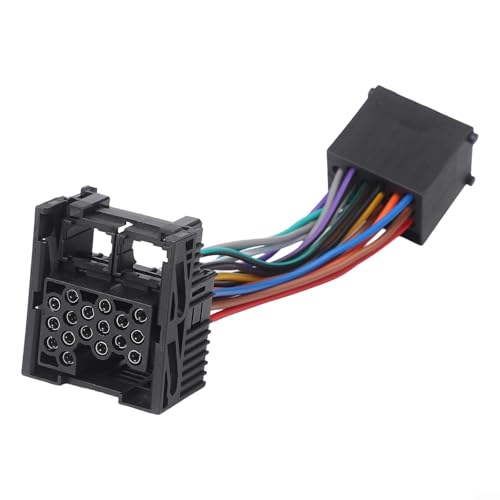 Verlängerungskabel Netzadapter 17 Löcher für BMW E46 E39 1996 2001 Audio CD Player Anschluss Verwendung von AugustknowU