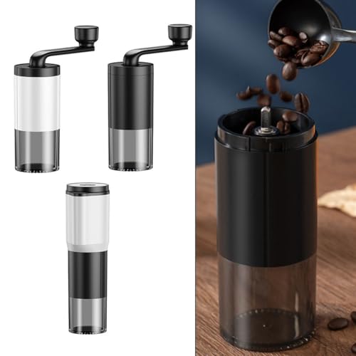 Verstellbare elektrische tragbare Kaffeemühle für Kaffeebohnen und Gewürze, kompakt und leicht für frisches Mahlen überall und jederzeit (elektrisch) von AugustknowU