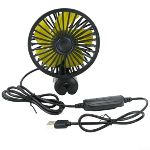 Zwei verstellbare Ventilatoren für Autokühlung, USB-betrieben, für Autositzkissen, Zuhause oder Schreibtisch Zwei verstellbare Ventilatoren für Autokühlung, USB-betrieben, für Autositzkissen, Zuhause oder Schreibtisch von AugustknowU