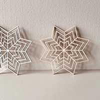 Holz Stern Felis 2 Stück/Holzsterne Als Geschenkanhänger Weihnachtsschmuck Holz Stern Felis 2 Stück/Holzsterne Als Geschenkanhänger Weihnachtsschmuck von AugustundGertrude