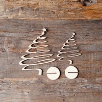 Tannenbaum Oneline Zum Stellen Aus Holz/Weihnachtsschmuck Nordic von AugustundGertrude