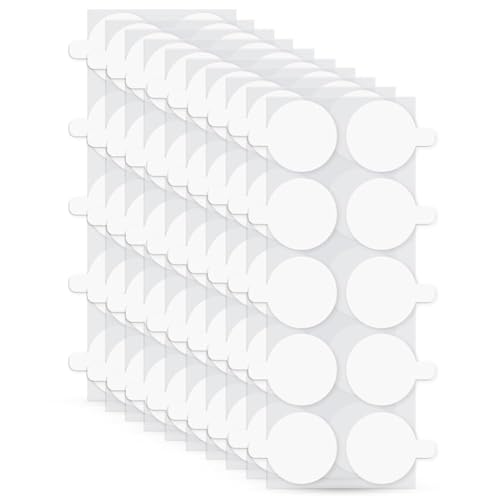 Auiremrti 100 Stück Doppelseitige Klebepunkte mit Handgerissener Position,Abnehmbare Punkte Aufkleber Ohne Spur für Ballon,DIY Basteln,Papier,Glas,Metall,0.79in von Auiremrti