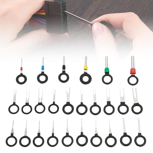 Auiremrti Auspinwerkzeug Set -26-Teiliges KFZ Entriegelungswerkzeug Kit - Terminal Removal Tool Kit Für Autoradio Kabelstecker Auto Elektronik Reparatur Auiremrti Auspinwerkzeug Set -26-Teiliges KFZ Entriegelungswerkzeug Kit - Terminal Removal Tool Kit Für Autoradio Kabelstecker Auto Elektronik Reparatur von Auiremrti