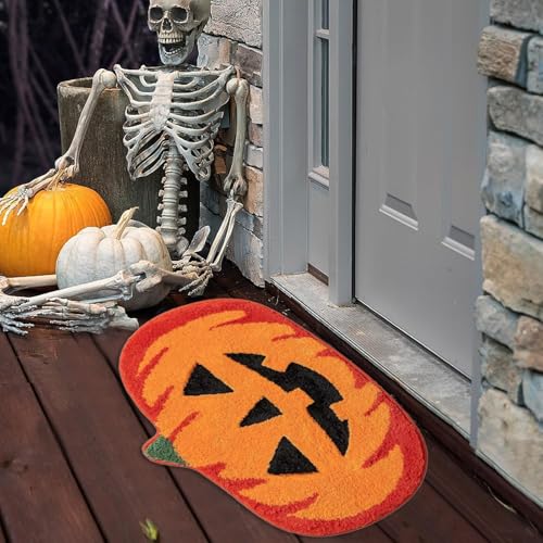 Aukojoy Halloween K ürbis Kaschmir Fußmatte Plüsch Verdickter Badematten Teppich Hypoallergen Mikrofaser Badezimmerteppich rutschfest für Zuhause Küche Schlafzimmer Flur Eingang Aukojoy Halloween K ürbis Kaschmir Fußmatte Plüsch Verdickter Badematten Teppich Hypoallergen Mikrofaser Badezimmerteppich rutschfest für Zuhause Küche Schlafzimmer Flur Eingang von Aukojoy
