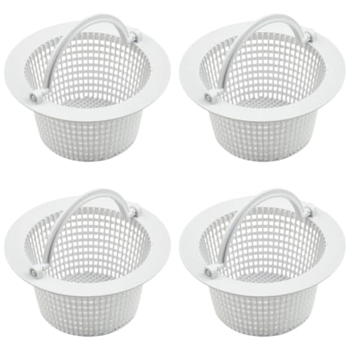 Aukojoy Pool Skimmer Korb Pool Ersatzkorb Skimmer Korb Ersatz Pool Skimmer Ersatzteile Pool Zubehör (4 pcs) von Aukojoy