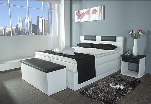 AUKONA Boxspringbett Piano 180x200, 7-Zonen Taschenfederkern, Härtegrad H2 H3 H4, Mit Komfort Topper Aufbau Boxspringbetten Hotelbett Doppelbett Polsterbett AUKONA Boxspringbett Piano 180x200, 7-Zonen Taschenfederkern, Härtegrad H2 H3 H4, Mit Komfort Topper Aufbau Boxspringbetten Hotelbett Doppelbett Polsterbett von AUKONA
